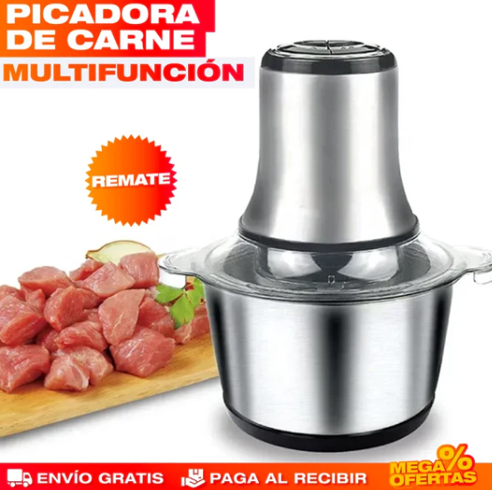 MOLINO PICADOR ELÉCTRICO ACERO INOXIDABLE 🔥2 LITROS🔥 (TAMAÑO GRANDE) Loja Equador