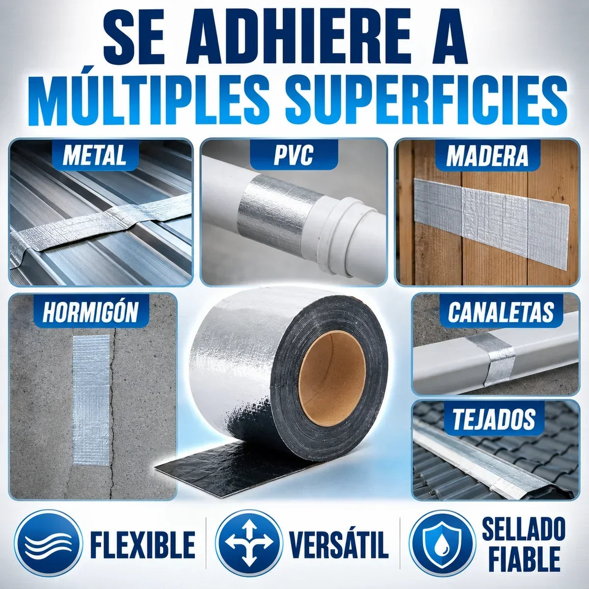 Cinta Asfáltica Impermeable Stantek® - COMPRA 1 Y LLÉVATE 2 🔥 Equador 🇪🇨