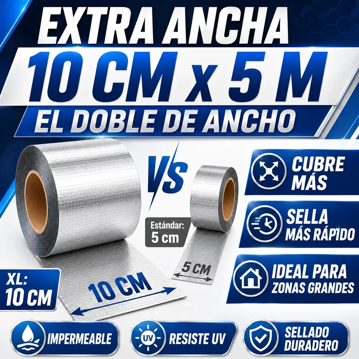 Cinta Asfáltica Impermeable Stantek® - COMPRA 1 Y LLÉVATE 2 🔥 Equador 🇪🇨