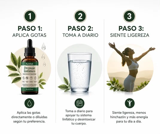 Aurelys Drenaje Linfático 30 ml – detalle del envase (foto 3)