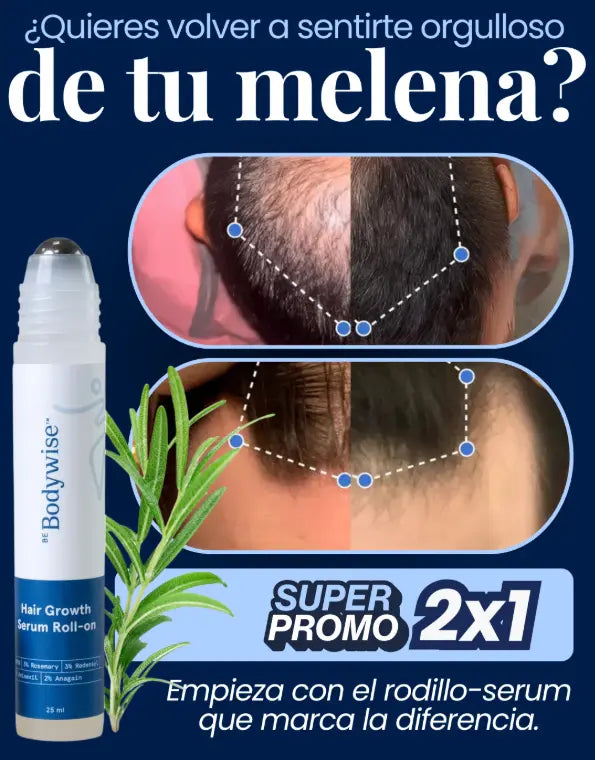 BodyWise Hair Growth - Sérum Capilar Anticaída y Crecimiento Intensivo EcuaTodo