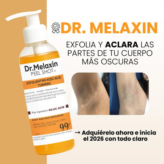 Exfoliante Melaxin - Para Aclarar Partes Oscuras - Fórmula Cúrcuma Store